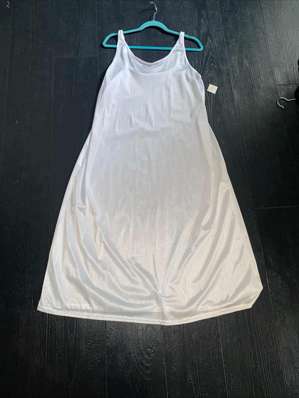 Lane Bryant Intimates VTG Nylon Slip Lingerie Nightgown White 14-16 NWT USA Made